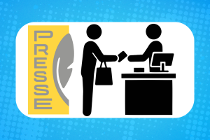 Marchands de journaux en centre-ville