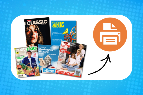 Comment mettre en avant les magazines dans votre point de vente grâce aux couvertures imprimées.