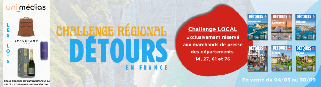 Challenge régional "Détours en France" organisé par Uni-Médias