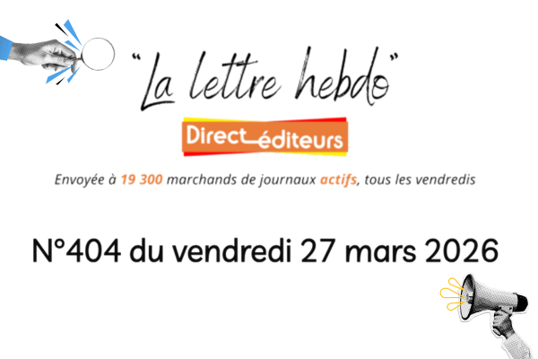 La lettre hebdo direct éditeurs